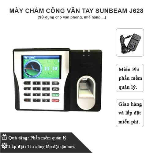 may cham cong van tay sunbeam j628 ktsvnnet | Kỹ Thuật Số VN
