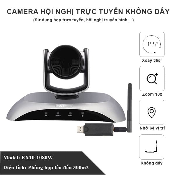 Camera Hoi Nghi Truc Tuyen Khong Day Ex10 1080w