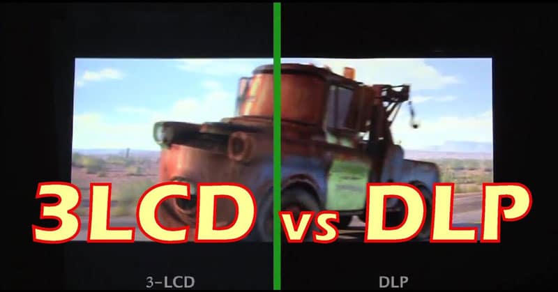 Sự khác biệt giữa 3LCD với DLP