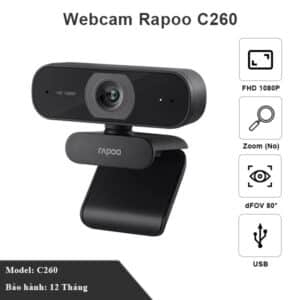 webcam rapoo c260 full hd 1080p