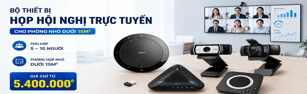 thiet bi hoi nghi truc tuyen phong hop duoi 15m2 | Kỹ Thuật Số VN